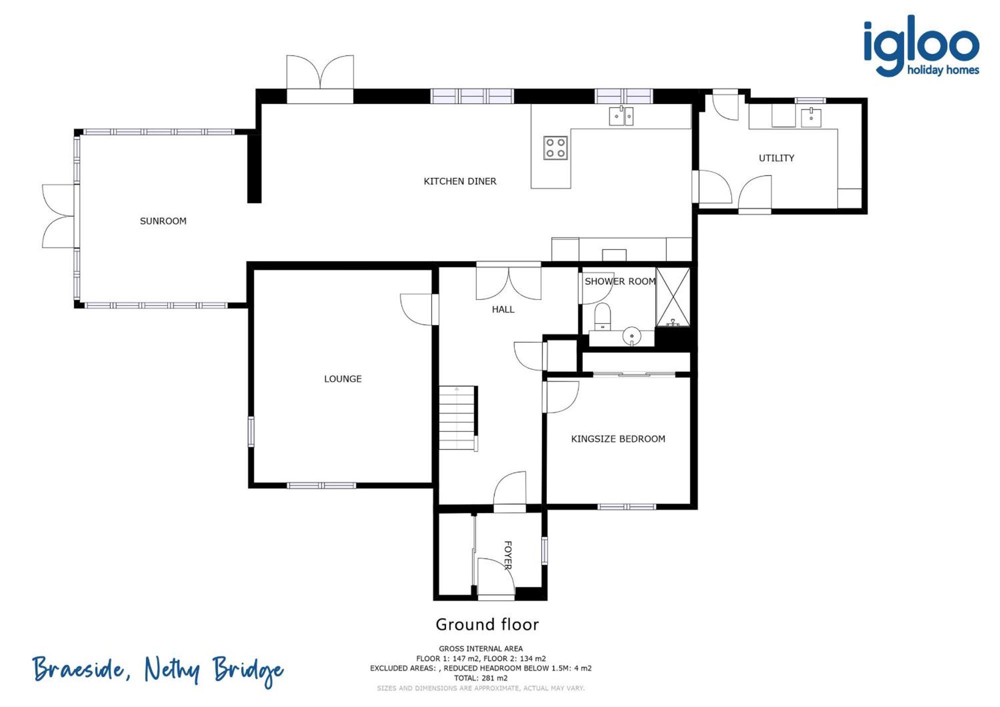 Braeside - Family Home In ネシー・ブリッジ エクステリア 写真